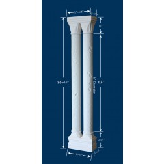 Distressed Double Column