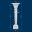 Spiral Acanthus Leaf Pedestal